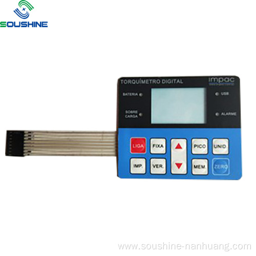 IMPAC torque wrench digital printing membrane switch